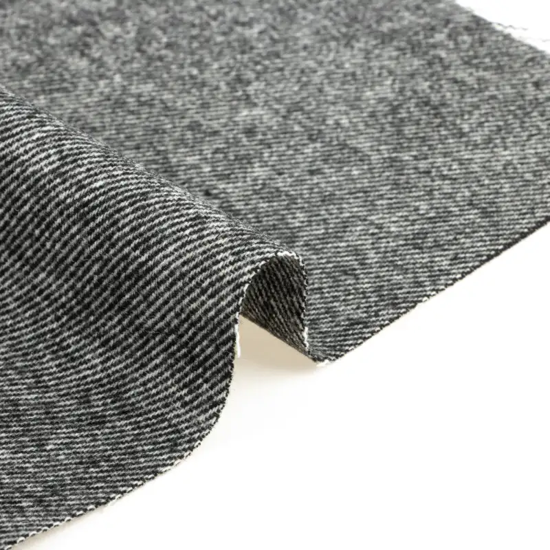 China Fabric for Suit Trouser,Blazer,Overcoat,Skirt ,Waist coat Woolen Twill Woolen Wool Polyester Viscose black-white color buy from China wholesaler bulk order at wholesale price free worldwide shipping Alibaba