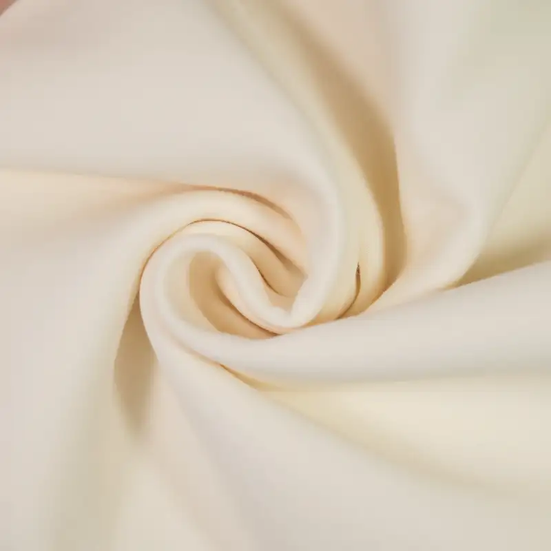 China Fabric for Hoodie,Long Sleeve Base Layer Top Scuba Knit Fabric Polyester Rayon Spandex light coffee color buy from China wholesaler bulk order at wholesale price free worldwide shipping Alibaba