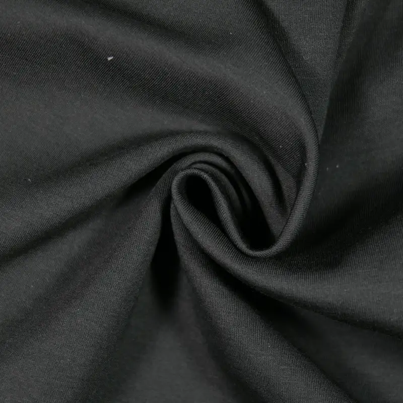 China Fabric for Pants,T-Shirt,Tank Midi Dress Scuba Knit Fabric Rayon Poly Lactic Acid（PLA) black color buy from China wholesaler bulk order at wholesale price free worldwide shipping Alibaba