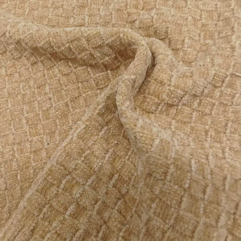 China Yarn for Crop Top Pullover (Sweater),Dresses (Cardigan Open) (Sweater) Matt Chenille Fancy Yarn Polyester deep yellow，deep red color buy from China wholesaler bulk order at wholesale price free worldwide shipping Alibaba