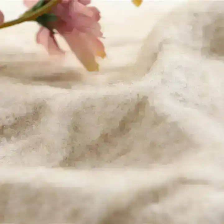 China Yarn for Crop Top Pullover (Sweater),Dresses (Cardigan Open) (Sweater) Teddy Yarn Fancy Yarn Cotton Recycled Polyester Wool Elastane white，light gray color buy from China wholesaler bulk order at wholesale price free worldwide shipping Alibaba