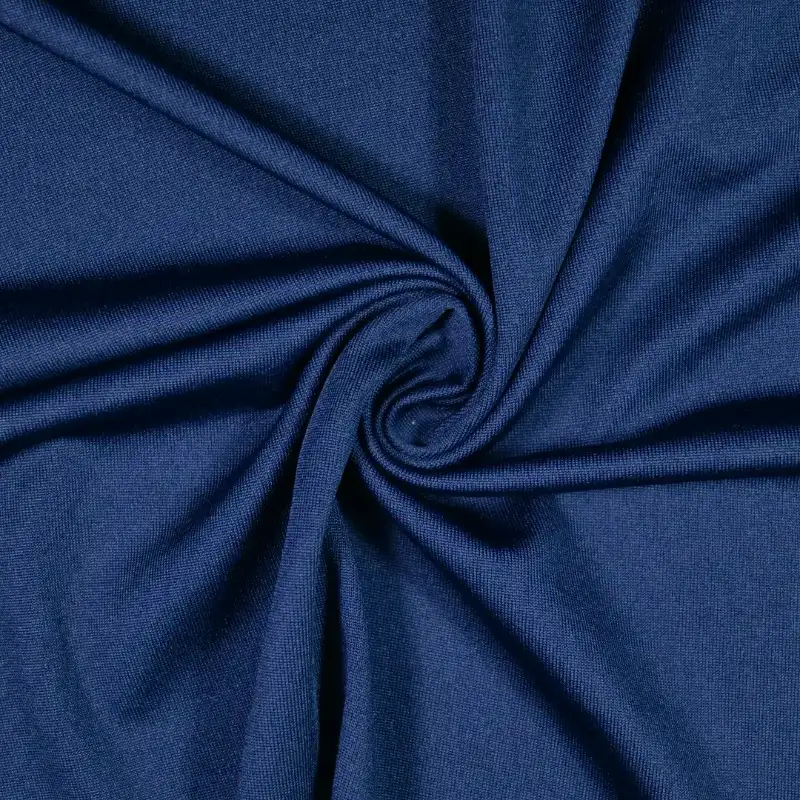 China Fabric for Wide Leg Trousers,Strap Midi Dress Single Jersey Knit Fabric Polyamide Spandex BLUE color buy from China wholesaler bulk order at wholesale price free worldwide shipping Alibaba
