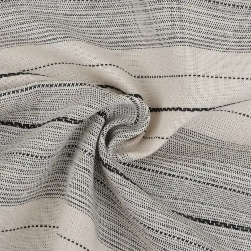 Bangladesh Fabric for Shirt Cotton Dobby Natural Woven Fabric BCI Cotton Recycled Cotton Crimp & Black color buy from Bangladesh wholesaler bulk order at wholesale price free worldwide shipping Alibaba