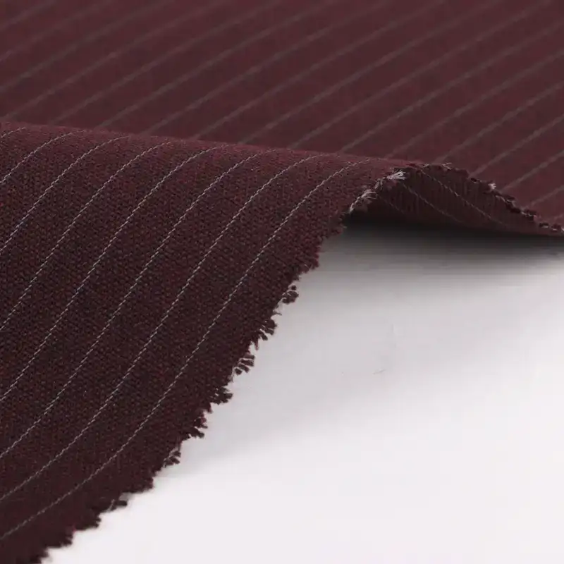China Fabric for Pants,Suit Trouser,Skirt,Trench Coat,Overcoat,Suit Polyester/Rayon Twill Woven Blended Fabric Polyester Rayon Spandex Burgundy color buy from China wholesaler bulk order at wholesale price free worldwide shipping Alibaba