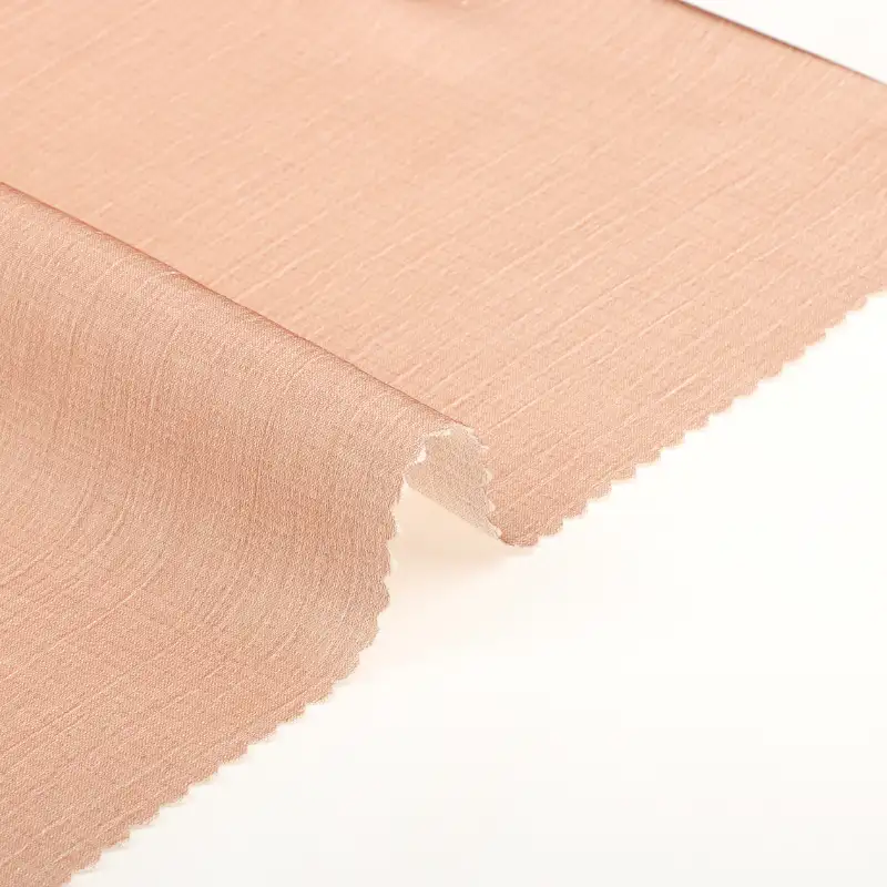 China Fabric for Shirt,Blouse,Crop Top Crepe Woven Blended Fabric Rayon Nylon brown color buy from China wholesaler bulk order at wholesale price free worldwide shipping Alibaba