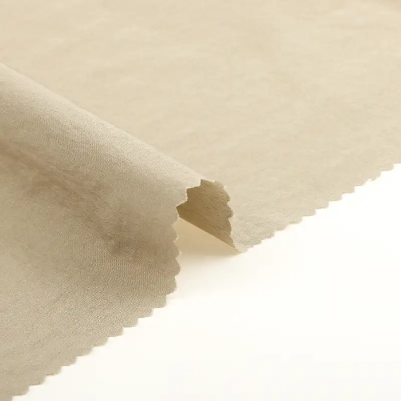 China Fabric for Crop Top,Bubble-Sleeve Crop Top Nylon Crepe Synthetic Woven Fabric Nylon brown color buy from China wholesaler bulk order at wholesale price free worldwide shipping Alibaba