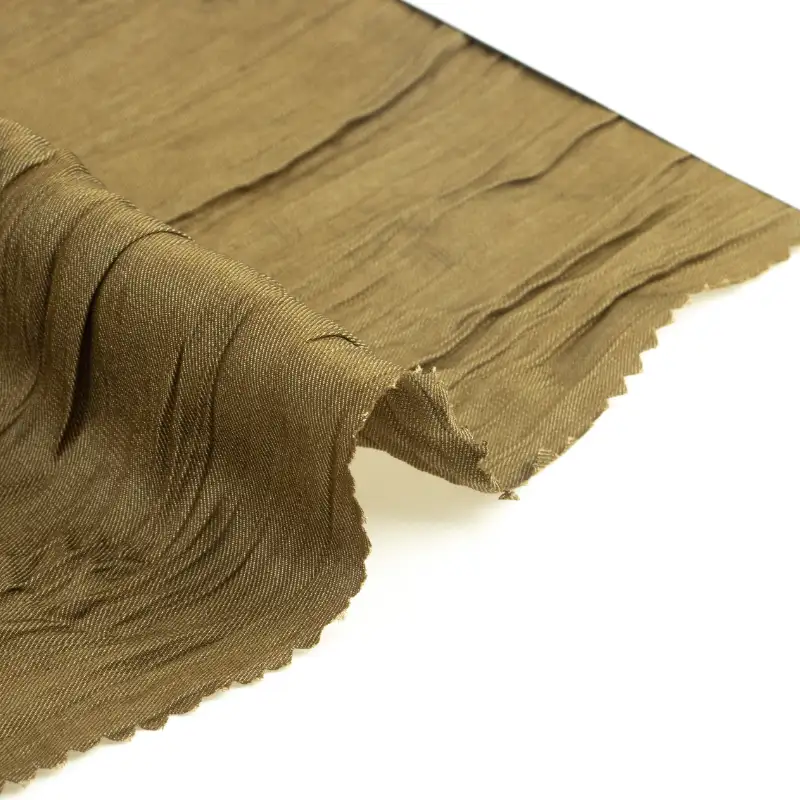 China Fabric for Skirt,Pleated Midi Skirt Twill Synthetic Woven Fabric Polyester brown color buy from China wholesaler bulk order at wholesale price free worldwide shipping Alibaba