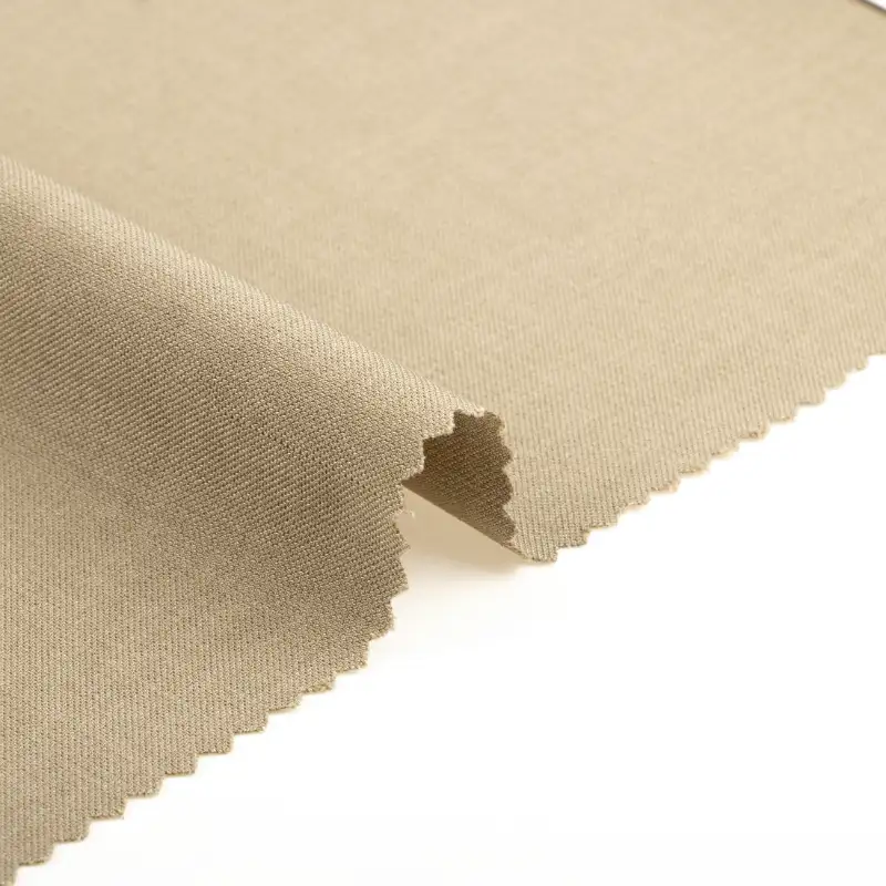 China Fabric for Pants,Skirt Four Stretch Polyester Woven Fabric Synthetic Woven Fabric Polyester Elastane brown color buy from China wholesaler bulk order at wholesale price free worldwide shipping Alibaba