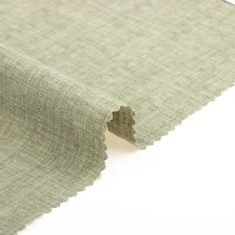 China Fabric for Pants,Blouse Jacquard Synthetic Woven Fabric Polyester green color buy from China wholesaler bulk order at wholesale price free worldwide shipping Alibaba