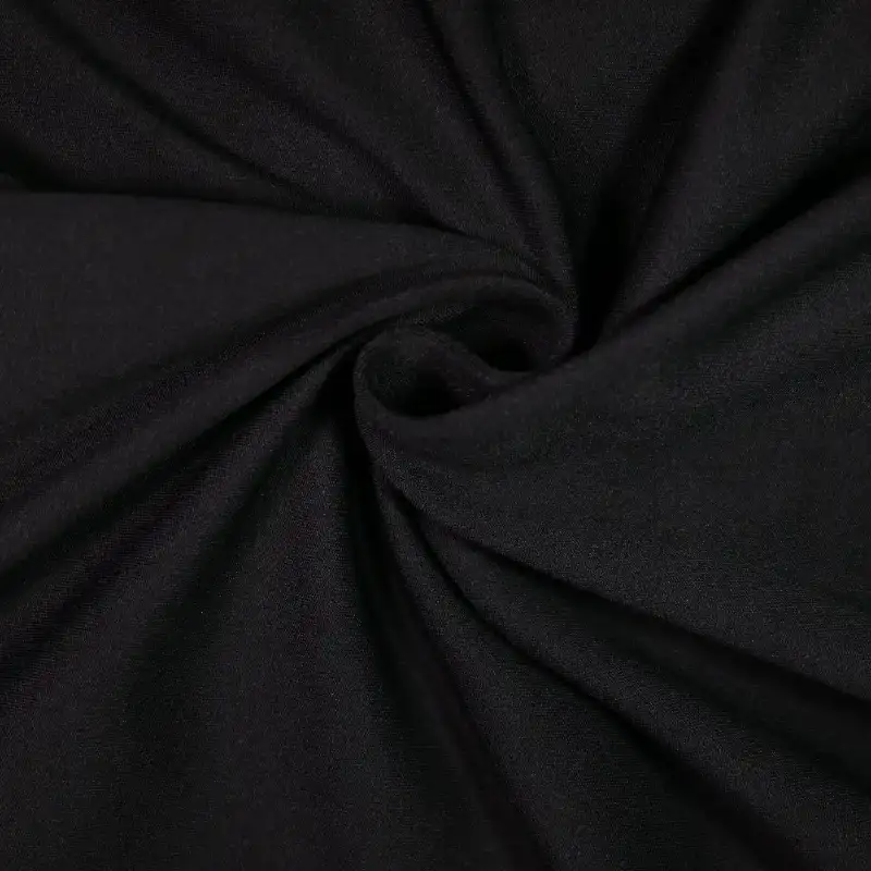 China Fabric for Jogger,Yoga Clothes,Yoga Pants,Tracksuits Four-way Stretch (Bi-Stretch) Knit Fabric Polyester Spandex Black color buy from China wholesaler bulk order at wholesale price free worldwide shipping Alibaba