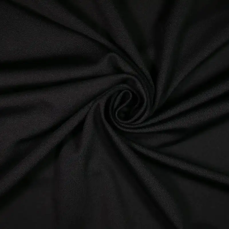 China Fabric for T-Shirt,Yoga Clothes,Yoga Pants,Sports Bras Double Cloth/Layer Fabric Knit Fabric Polyester Spandex Black color buy from China wholesaler bulk order at wholesale price free worldwide shipping Alibaba
