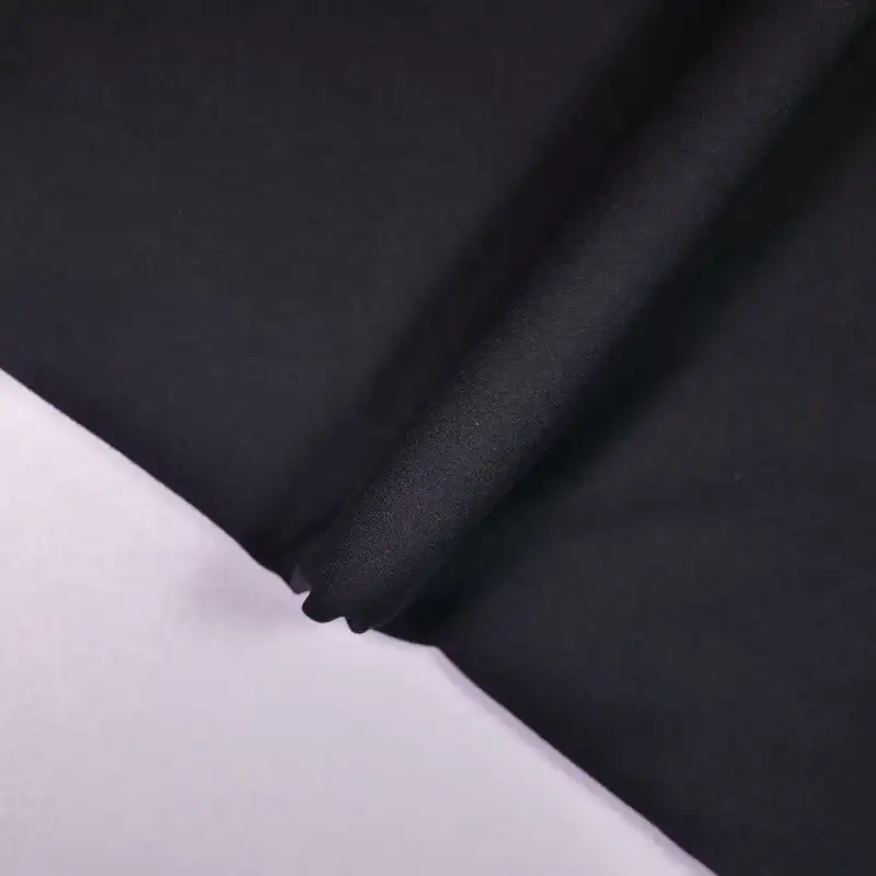 China Fabric for T-Shirt,Yoga Clothes Four-way Stretch (Bi-Stretch) Knit Fabric Polyester Elastane Black color buy from China wholesaler bulk order at wholesale price free worldwide shipping Alibaba