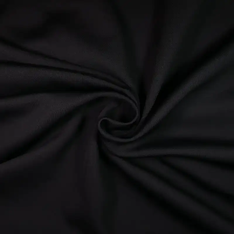 China Fabric for Jackets,Hoodie,Yoga Clothes,Yoga Pants,Sports Bras Four-way Stretch (Bi-Stretch) Knit Fabric Nylon Polyester Spandex Black color buy from China wholesaler bulk order at wholesale price free worldwide shipping Alibaba