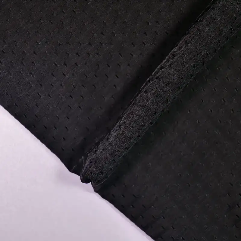 China Fabric for Tank Top Tricot Knit Fabric Nylon Spandex Black color buy from China wholesaler bulk order at wholesale price free worldwide shipping Alibaba