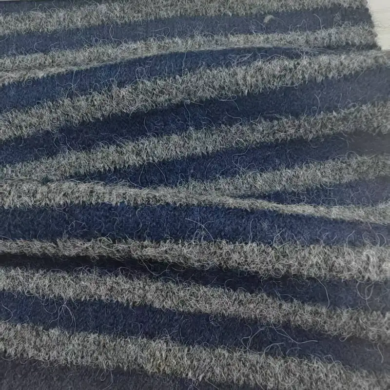 China Yarn for Hoodie,Open Cardigan (Sweater),Full-Zipper Cardigan (Sweater),Half-Zipper Cardigan (Sweater) Mossy Yarn Fancy Yarn Recycled Polyester Nylon Wool Spandex Gray，Blue color buy from China wholesaler bulk order at wholesale price free worldwide shipping Alibaba