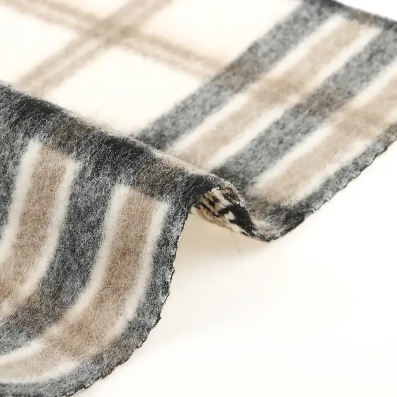 China Fabric for Blazer,Overcoat Woolen Tweed Woolen Polyester check color buy from China wholesaler bulk order at wholesale price free worldwide shipping Alibaba