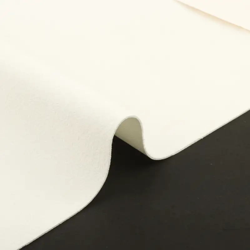 China Fabric for Pants,Jackets,Trench Coat,Overcoat Suede Knit Fabric Polyester white color buy from China wholesaler bulk order at wholesale price free worldwide shipping Alibaba