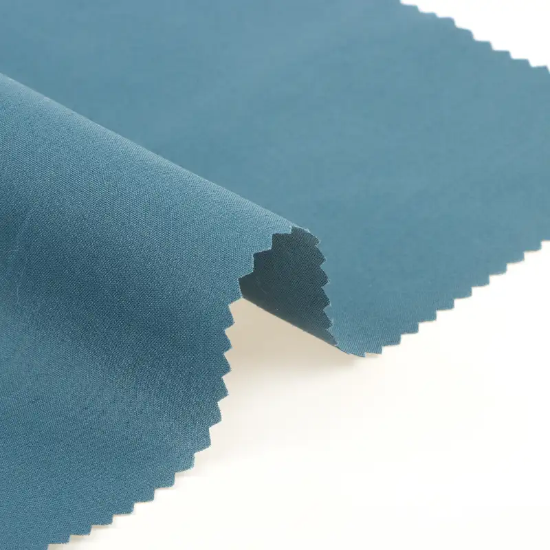 China Fabric for Pants,Skirt Poplin Woven Blended Fabric Polyester Cotton Cyan Ligh-blue Cerulean Pink Punch Grey-blue color buy from China wholesaler bulk order at wholesale price free worldwide shipping Alibaba
