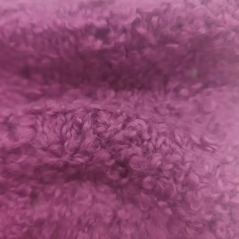 China Yarn for Open Cardigan (Sweater),Knitted Jacket (Sweater),Round Neck Pullover (Sweater),Dresses (Cardigan Open) (Sweater) Boucle Yarn Fancy Yarn Acrylic Wool Mohair violet color buy from China wholesaler bulk order at wholesale price free worldwide shipping Alibaba
