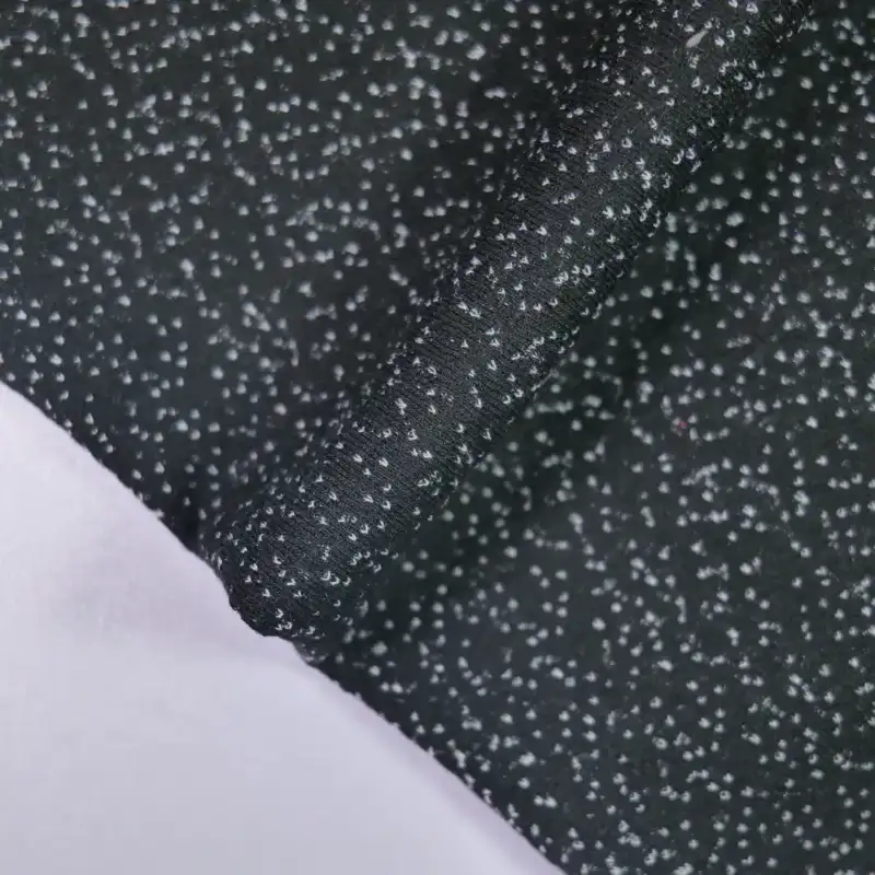 China Fabric for T-Shirt Jacquard Knit Fabric Polyester Spandex black color buy from China wholesaler bulk order at wholesale price free worldwide shipping Alibaba