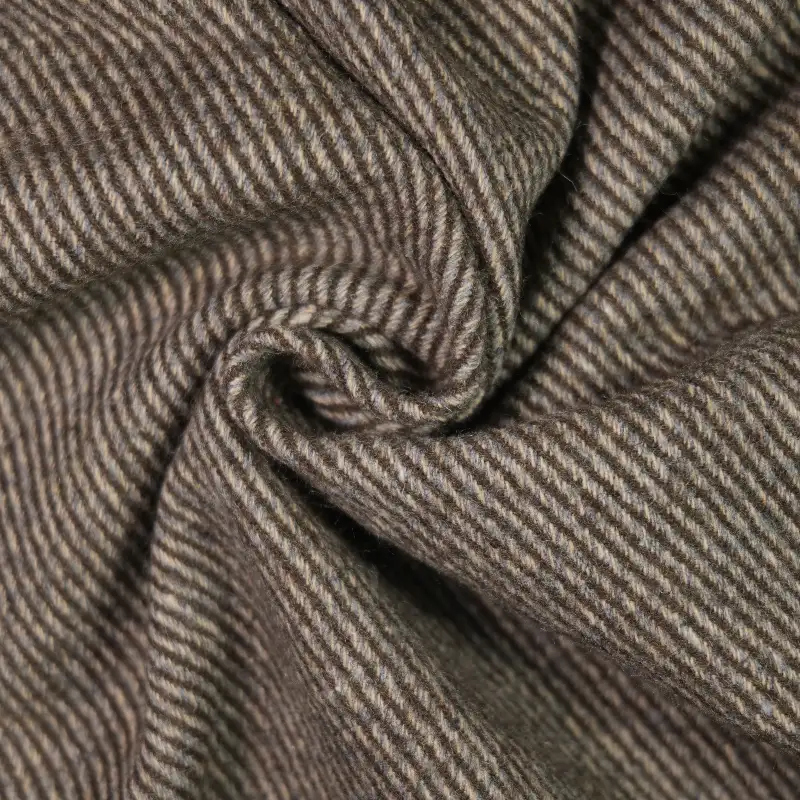 China Fabric for Pants,Denim Jacket,Overcoat Woolen Twill Woolen Wool Chemical Fiber dark coffee color buy from China wholesaler bulk order at wholesale price free worldwide shipping Alibaba