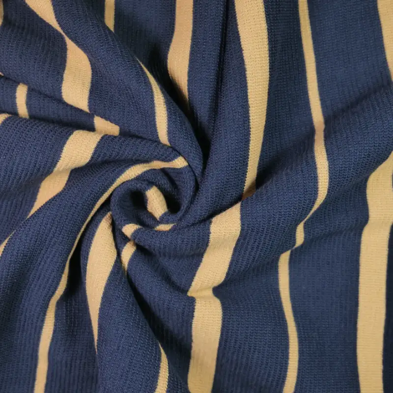China Fabric for Jackets,Hoodie,Tank Midi Dress Rib Knit Fabric BCI Cotton dark blue color buy from China wholesaler bulk order at wholesale price free worldwide shipping Alibaba