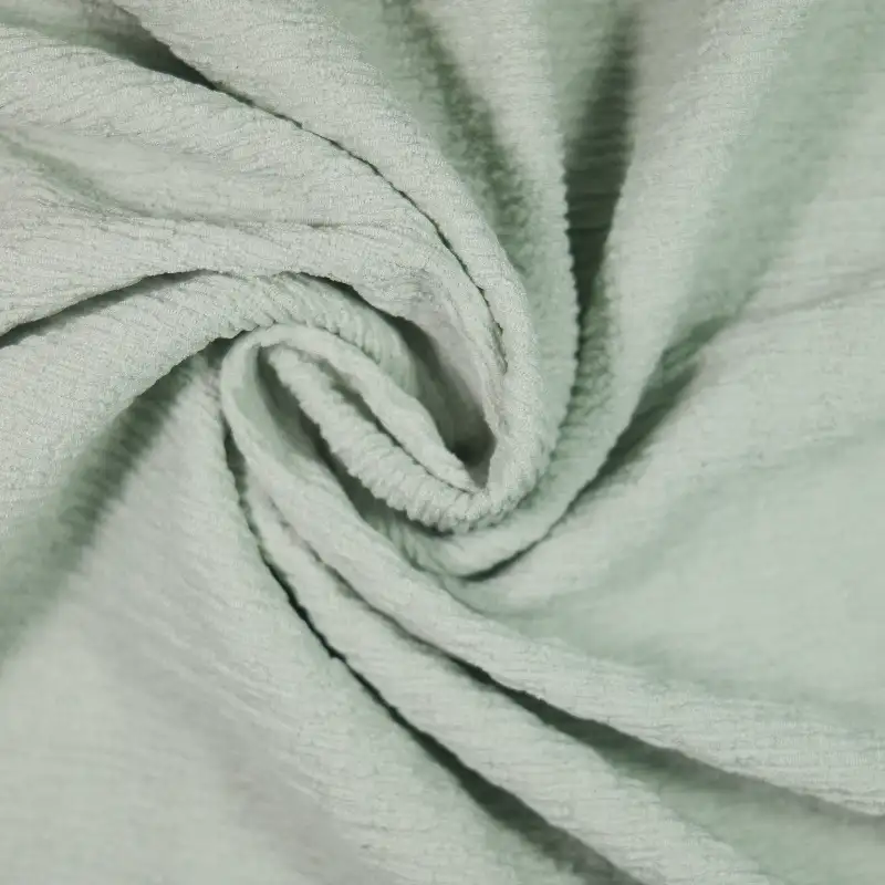China Fabric for T-Shirt,Jogger,Ruffle Shirt Dress,Tank Wrap Midi Dress Crepe Knit Fabric Polyester Elastane Cyan color buy from China wholesaler bulk order at wholesale price free worldwide shipping Alibaba