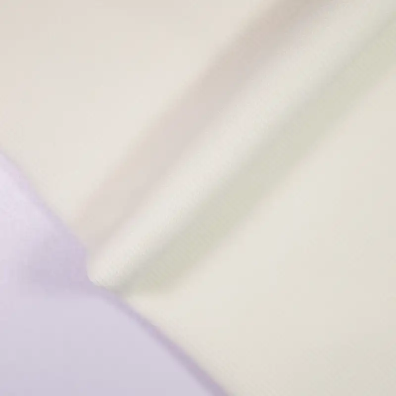 China Fabric for T-Shirt,Polo Shirt,Blouse Rib Knit Fabric Polyester Cotton Spandex white color buy from China wholesaler bulk order at wholesale price free worldwide shipping Alibaba