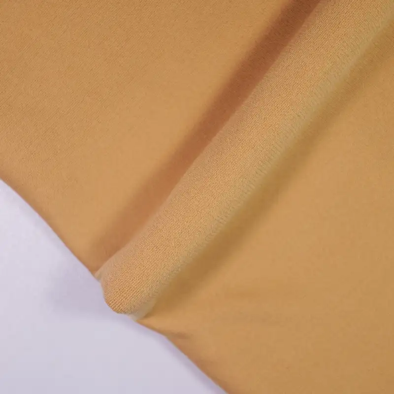 China Fabric for Jackets,Hoodie Fleece Knit Fabric Polyester Spandex khaki color buy from China wholesaler bulk order at wholesale price free worldwide shipping Alibaba