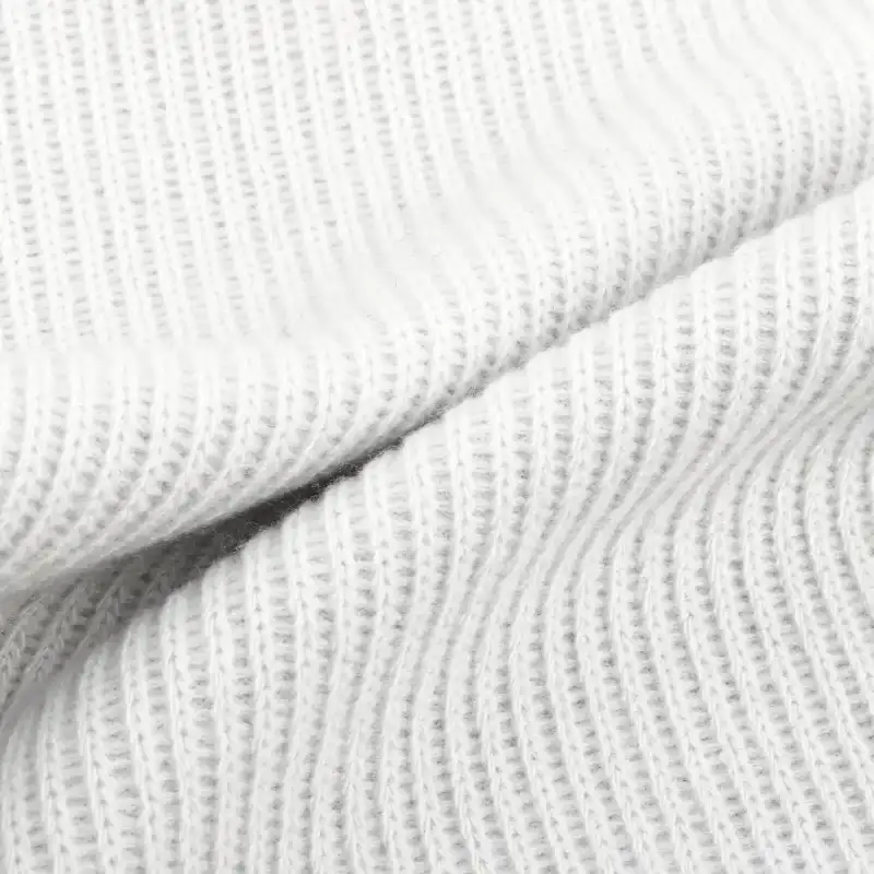 China Fabric for Hoodie,Wide Leg Trousers Knit Woolen Fabric Woolen Polyester off-white color buy from China wholesaler bulk order at wholesale price free worldwide shipping Alibaba