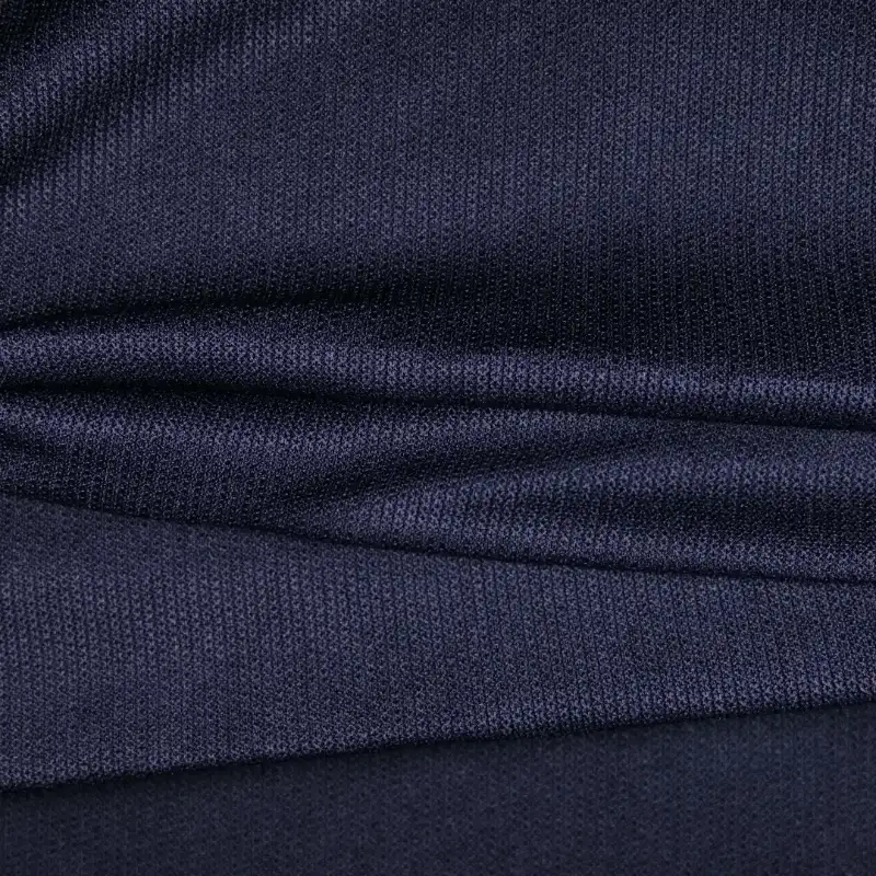 China Fabric for Pants Jacquard Knit Fabric Polyester Navy color buy from China wholesaler bulk order at wholesale price free worldwide shipping Alibaba