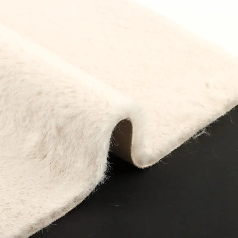 China Fabric for Jackets,Overcoat Fleece Knit Fabric Polyester cream color buy from China wholesaler bulk order at wholesale price free worldwide shipping Alibaba