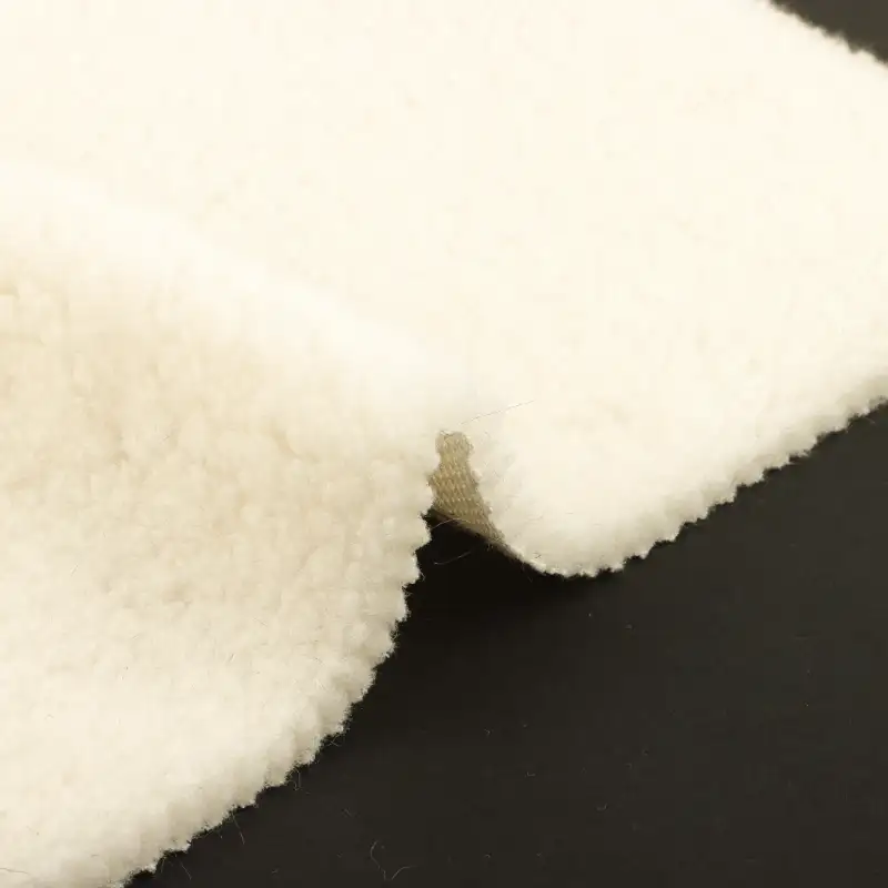 China Fabric for Jackets,Overcoat Sherpa Knit Fabric Polyester white color buy from China wholesaler bulk order at wholesale price free worldwide shipping Alibaba