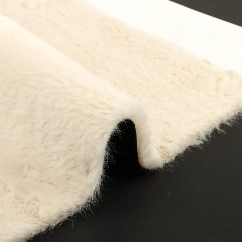 China Fabric for Jackets,Overcoat Fleece Knit Fabric Polyester Beige color buy from China wholesaler bulk order at wholesale price free worldwide shipping Alibaba