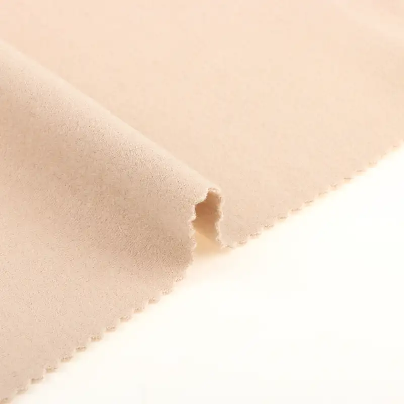 China Fabric for Hoodie,Loungewear,Tracksuits Dralon Knit Fabric Polyester Rayon Wool Spandex Cerise color buy from China wholesaler bulk order at wholesale price free worldwide shipping Alibaba