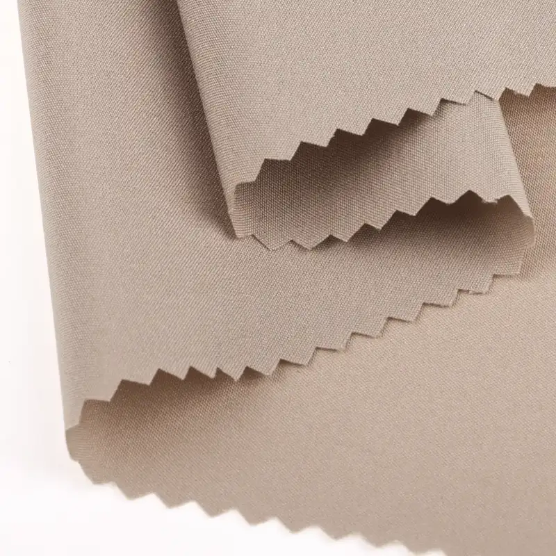 China Fabric for Shirt,Pants,T-Shirt,Blouse Polyester Pongee Synthetic Woven Fabric Polyester khaki color buy from China wholesaler bulk order at wholesale price free worldwide shipping Alibaba