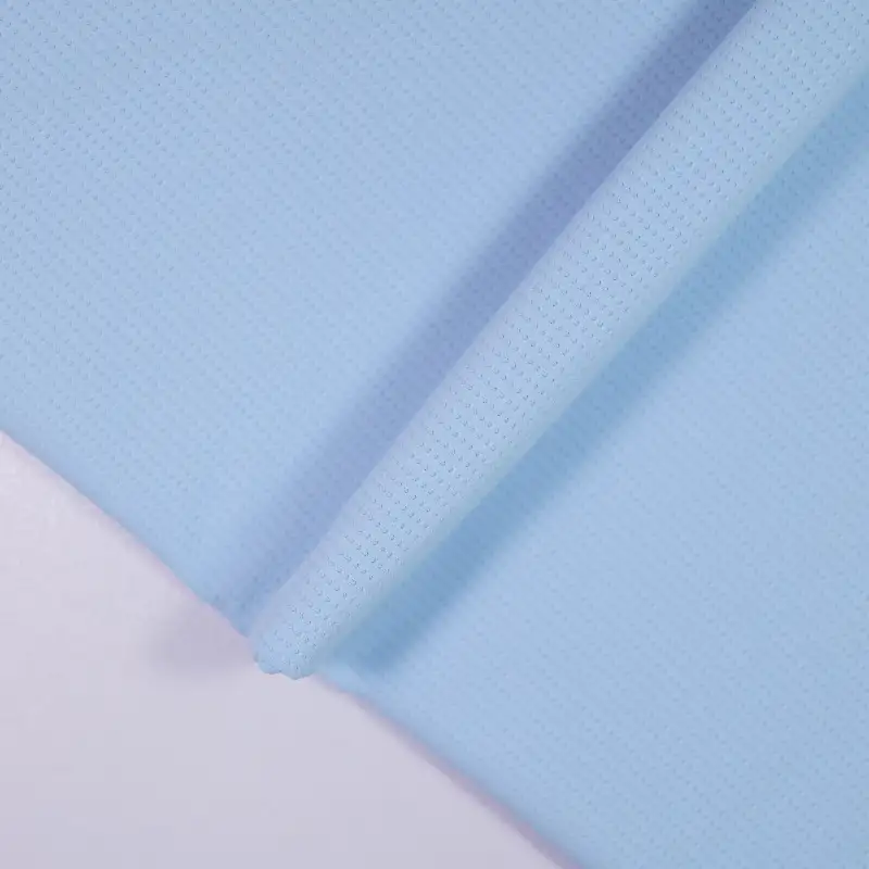 China Fabric for Pants,Ski Suits,Yoga Pants,Swim shorts Tricot Knit Fabric Nylon Spandex blue color buy from China wholesaler bulk order at wholesale price free worldwide shipping Alibaba