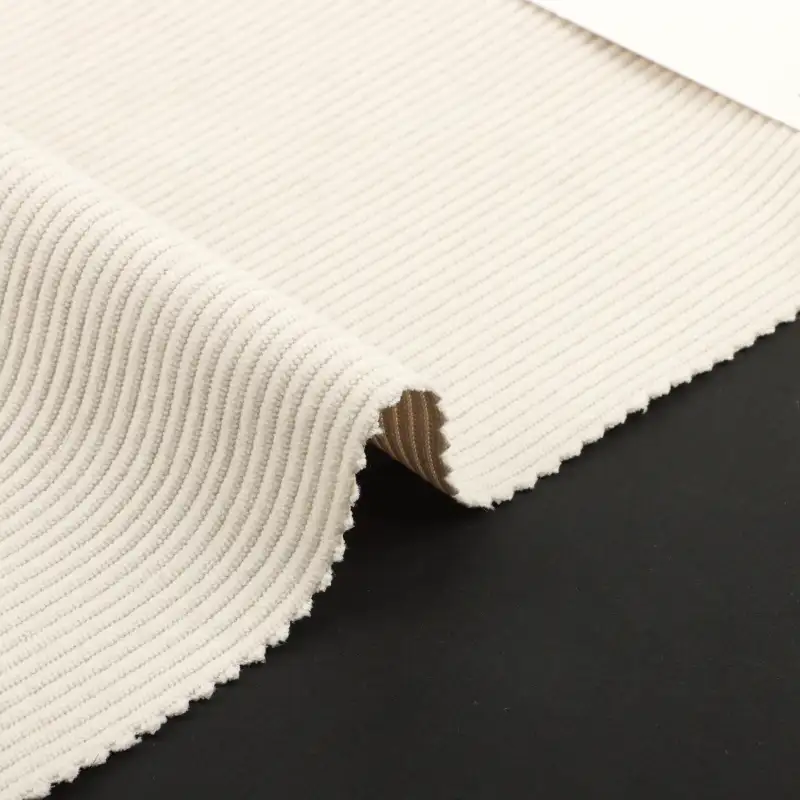 China Fabric for Shorts,Hoodie,Strap Midi Dress,Tank Midi Dress knitted Corduroy Knit Fabric Polyester Spandex black color buy from China wholesaler bulk order at wholesale price free worldwide shipping Alibaba