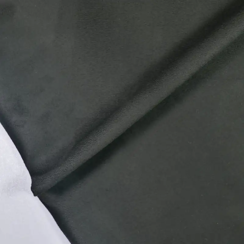 China Fabric for Jackets,Trench Coat,Overcoat,Waist coat,Open Waistcoat,V-Neck Strap Backless Top Woven Suede Synthetic Woven Fabric Polyester black color buy from China wholesaler bulk order at wholesale price free worldwide shipping Alibaba