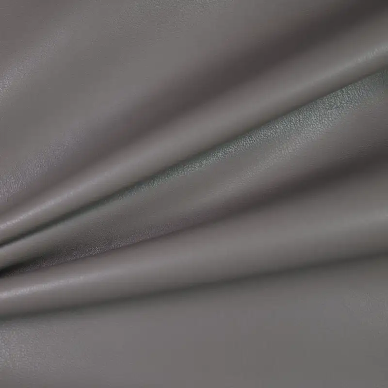 China Fabric for Jackets,Skirt,Bomber jacket Fake Fur Synthetic Woven Fabric Polyurethane----PU grey color buy from China wholesaler bulk order at wholesale price free worldwide shipping Alibaba