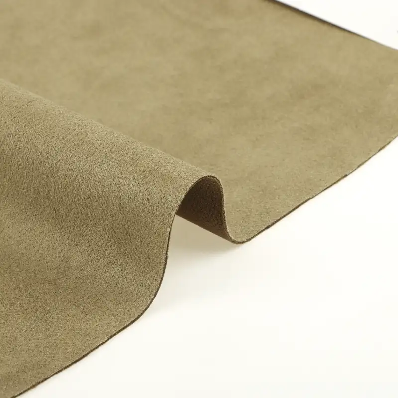 China Fabric for Jackets,Skirt,Hoodie Suede Knit Fabric Polyester green color buy from China wholesaler bulk order at wholesale price free worldwide shipping Alibaba