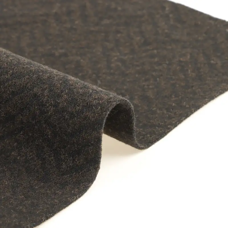 China Fabric for Blazer,Skirt,Hoodie Knit Woolen Fabric Woolen Polyester Grey color buy from China wholesaler bulk order at wholesale price free worldwide shipping Alibaba