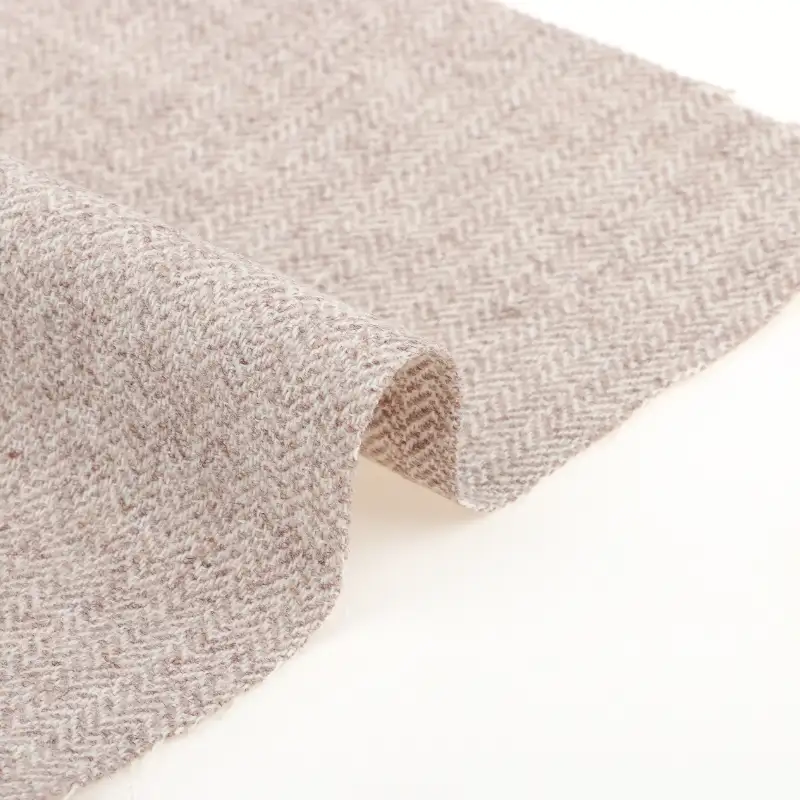 China Fabric for Suit Trouser,Blazer,Overcoat Woolen Herringbone Woolen Other Wool Khaki-white color buy from China wholesaler bulk order at wholesale price free worldwide shipping Alibaba