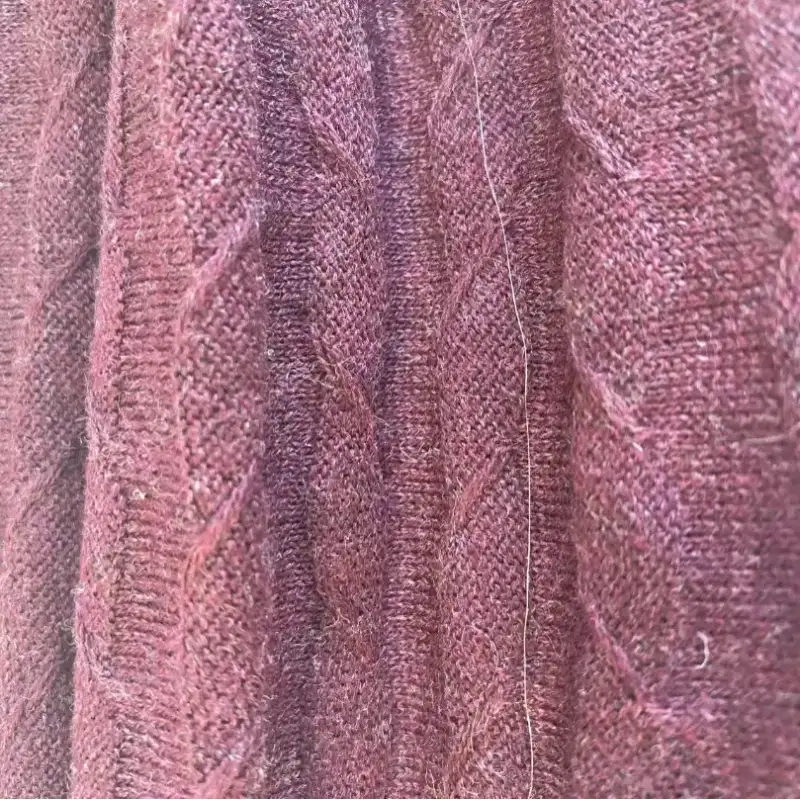 China Yarn for Open Cardigan (Sweater) Semi-Worsted Spun Regular Yarn Cotton Tencel WINE RED color buy from China wholesaler bulk order at wholesale price free worldwide shipping Alibaba