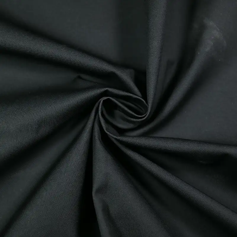 China Fabric for Blazer,Trench Coat,Strap Midi Dress TC Twill Woven Blended Fabric Polyester Cotton black color buy from China wholesaler bulk order at wholesale price free worldwide shipping Alibaba