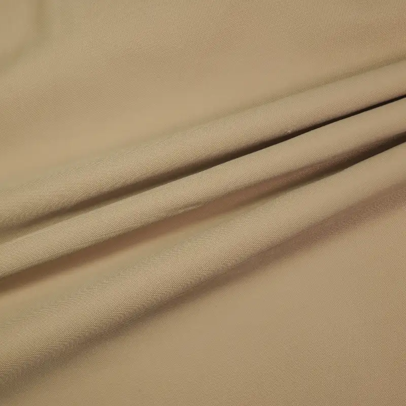 China Fabric for Shorts,Trench Coat,Open Waistcoat,Tank Midi Dress Twill Synthetic Woven Fabric Polyester khaki color buy from China wholesaler bulk order at wholesale price free worldwide shipping Alibaba