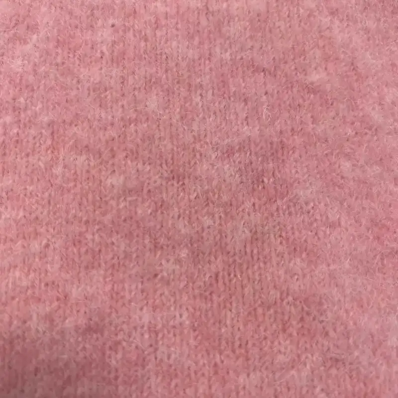 China Yarn for Open Cardigan (Sweater) Mossy Yarn Fancy Yarn Recycled Polyester Wool Eco Tang Viscose Elastane PINK color buy from China wholesaler bulk order at wholesale price free worldwide shipping Alibaba