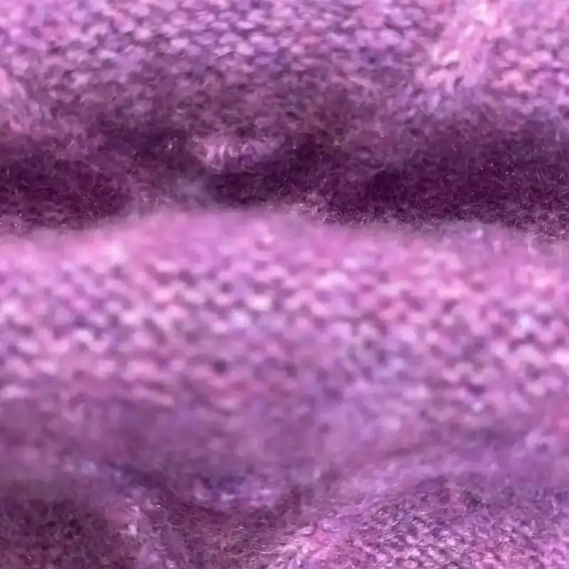 China Yarn for Open Cardigan (Sweater) Mossy Yarn Fancy Yarn Recycled Polyester Polyester Wool Elastane purple color buy from China wholesaler bulk order at wholesale price free worldwide shipping Alibaba