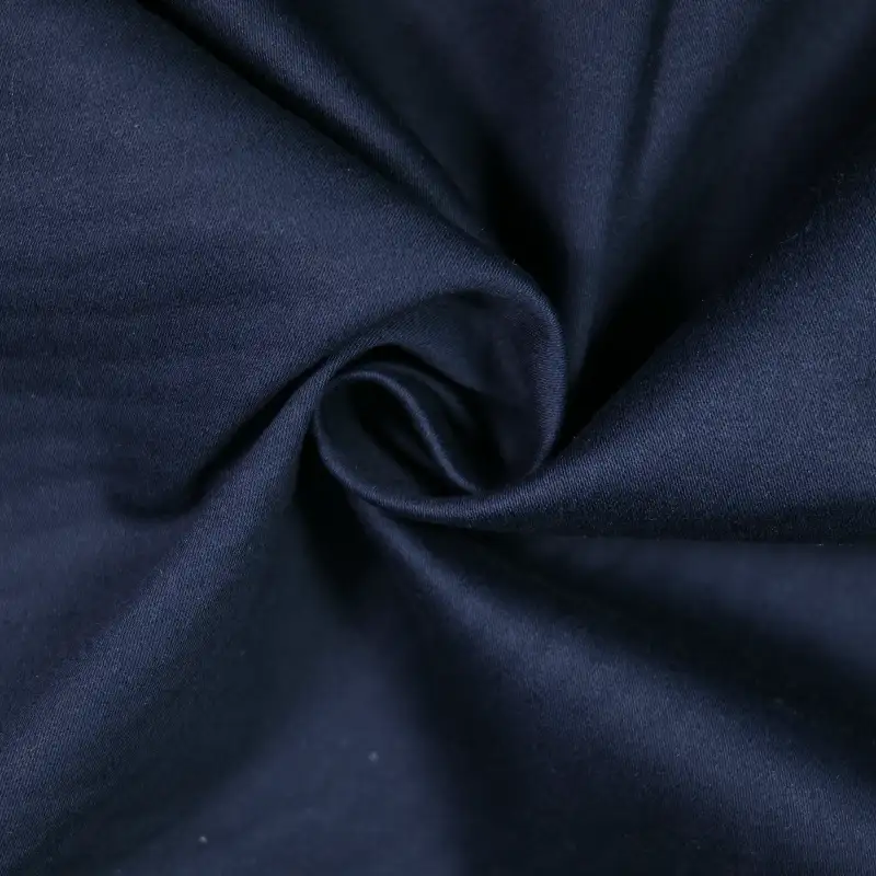 China Fabric for Pants,Skirt,Ruffle Shirt Dress,Strap Midi Dress Cotton/Rayon Plain Woven Blended Fabric Cotton Spandex dark blue color buy from China wholesaler bulk order at wholesale price free worldwide shipping Alibaba
