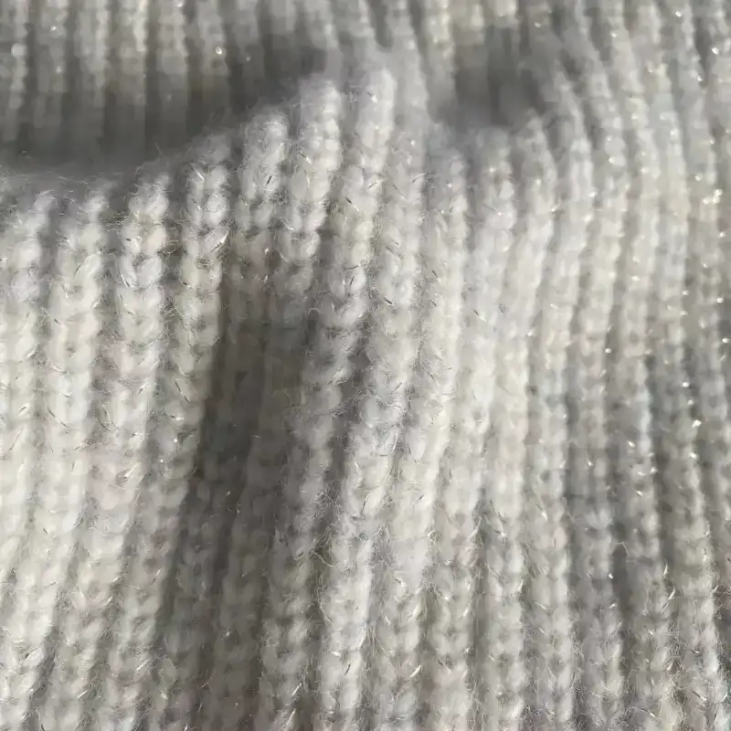 China Yarn for Open Cardigan (Sweater) Air Spun Yarn Fancy Yarn Recycled Polyester METALLIC GOLD ECRU color buy from China wholesaler bulk order at wholesale price free worldwide shipping Alibaba